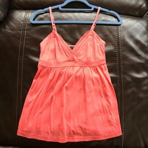 Coral/pink tank top from American Eagle, XS